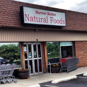 Harvest Natural Foods Sign
