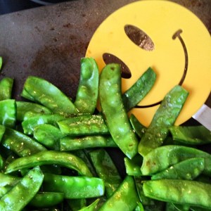 Lettuce Wraps Side Snap Peas