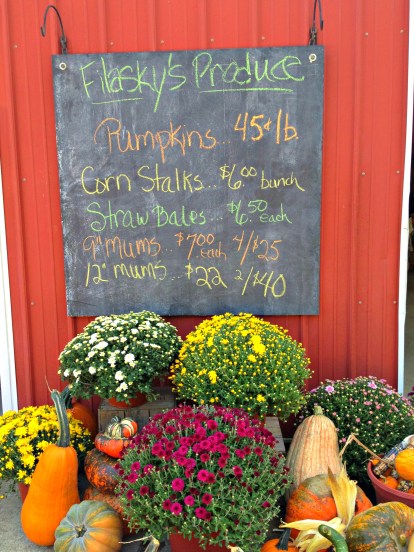 Fall Chalkboard Sign