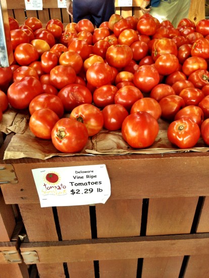 Summer tomatoes from Rehobeth Beach, DE