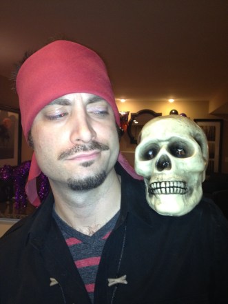 Pirate Joe with Skull