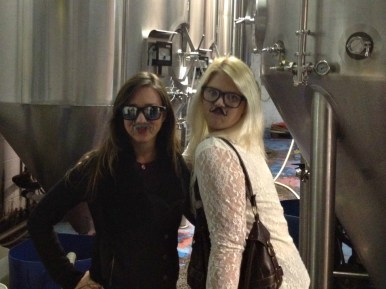 River Horse Ra and Jules pose