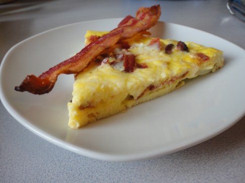 Bacon Frittata with a Side of Bacon.
