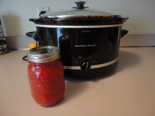 Locally grown, canned tomatoes