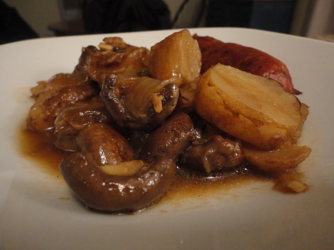 The Jerusalem artichokes add a sweet and nutty flavor to this dish - I hope I get more in my CSA box this week