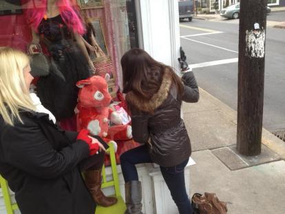 Creepy bear was speaking to me through the glass