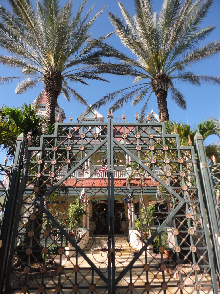 The gates to the Southernmost House