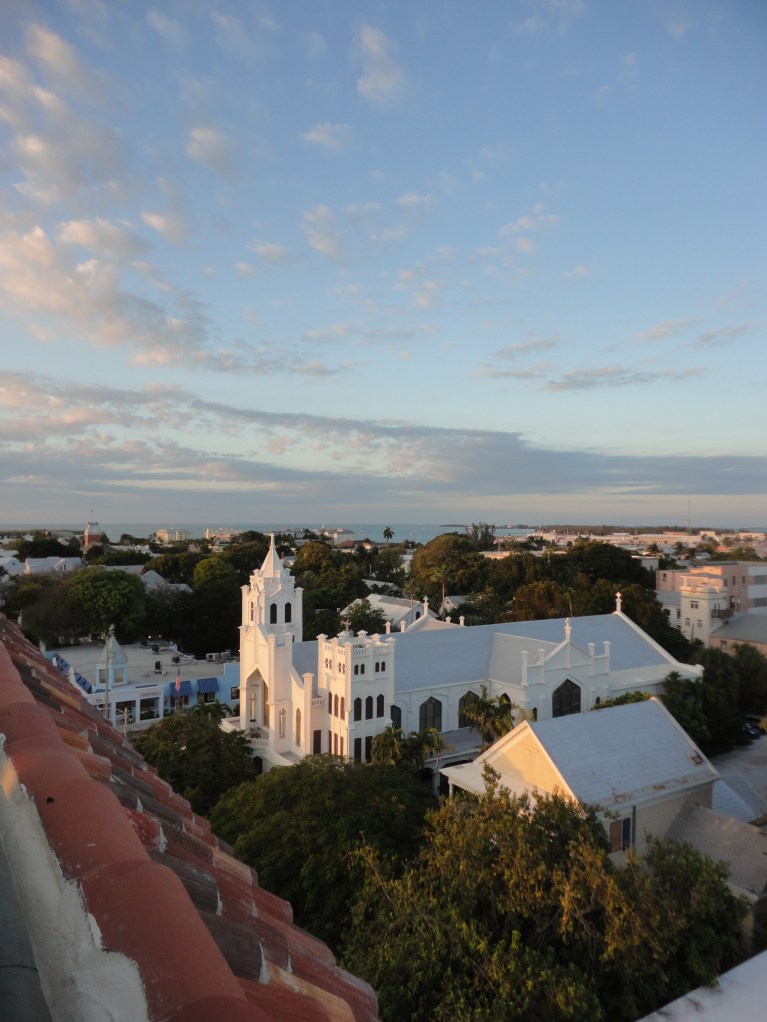 I fell in love with this church and was so delighted to see it in all its glory while at the top of the hotel