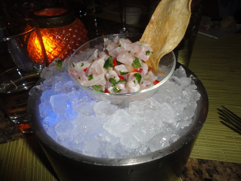 Mahi Mahi Ceviche - refreshing with just the right amount of spice