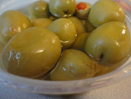 These olives may not be local but I did buy them at the local Amish cheese shop