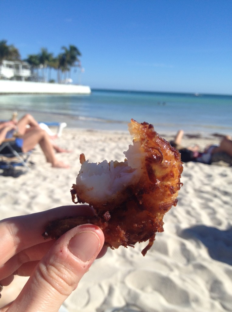 Coconut Shrimp. Local shrimp fried to perfection.