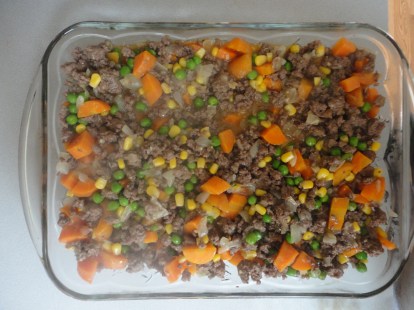 Ready for the mashed potato topper