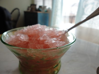 The end result is bright, light, and tart - like a snow cone for grownups.