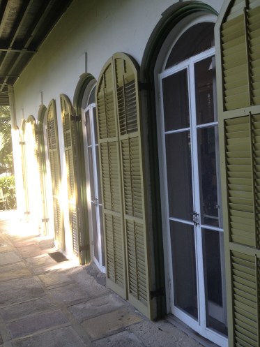 The first floor veranda, right off the living room