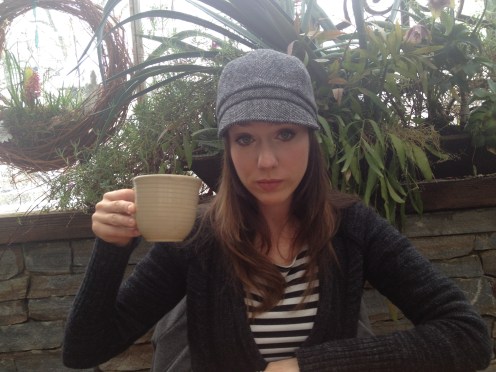 I should be drinking a light, refreshing beverage on this fine, Spring day. Nope. Coffee. 