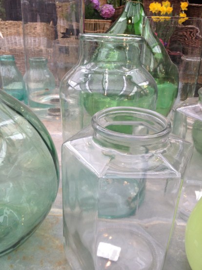 Glass ready for flowers or terrariums