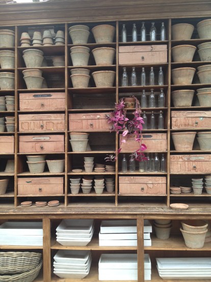 Potting shelves