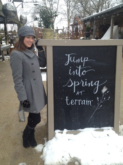 Boots, gloves, hat--all set for Spring! 