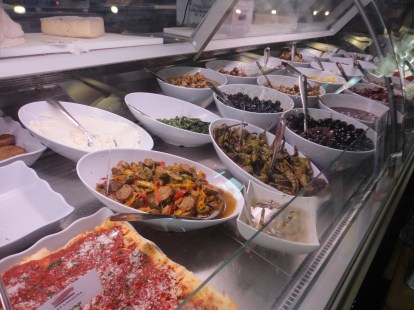 Olives, artichokes, house-made mozzarella, olives, broccoli rabe. I. can't. go. on.