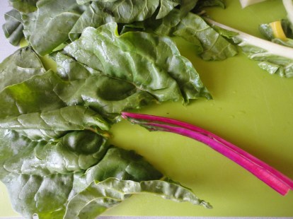 Stems and leaves, separated