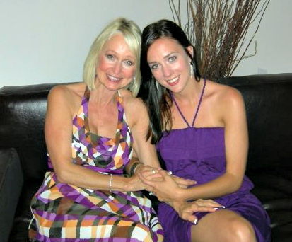 Mom and I in happier times - BEFORE I became a food snob