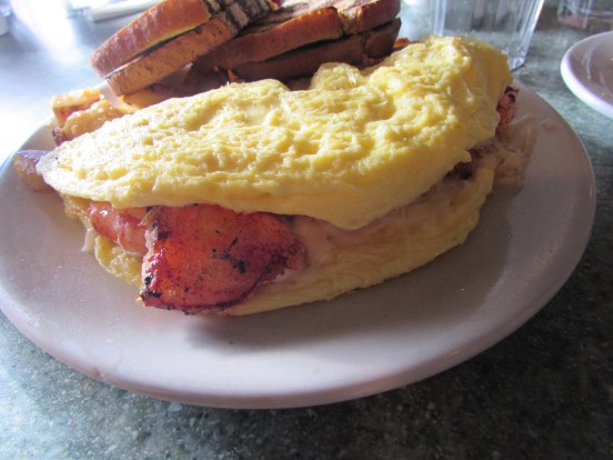 Well, hello there, Lobster Claw Omelette