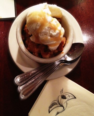 Iron HIll Maple Bacon Bread Pudding
